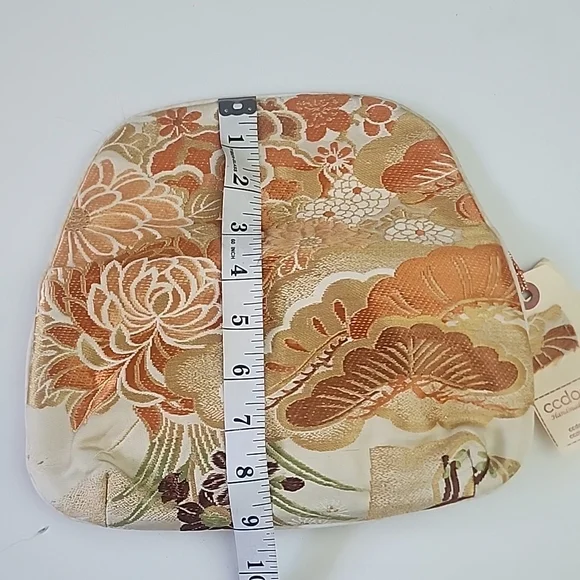 Japanese KIMONO Clutch Vintage Fabric Purse - Picture 11 of 11